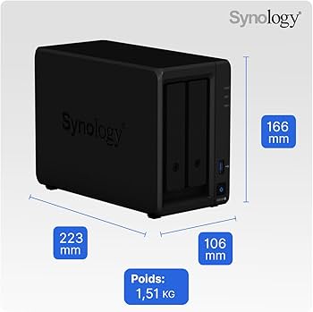 Amazon.com: Synology DS723+ 2-Bay Diskstation NAS (AMD Ryzen™ 4