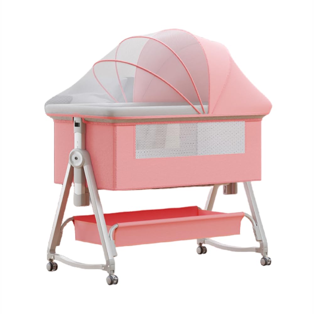 Amazon | ベビーベッド 多機能 添い寝ベッド 揺りかごに変身可能