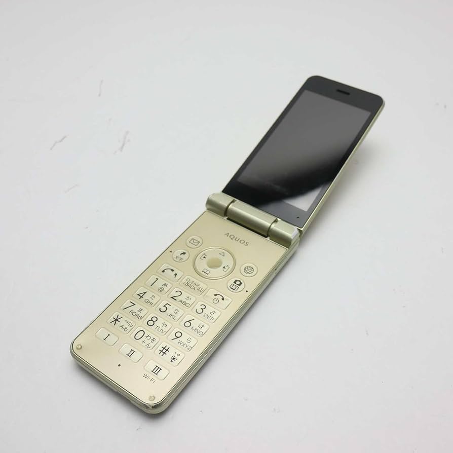 Amazon | シャープ(SHARP) Softbank 601SH AQUOS ケータイ2 ゴールド