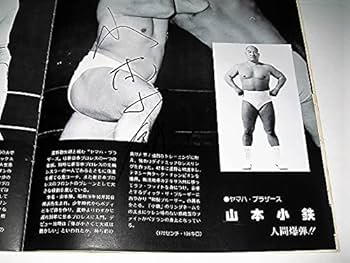 Amazon.co.jp: プロレスサイン入り新日本プロレスリング パンフレット