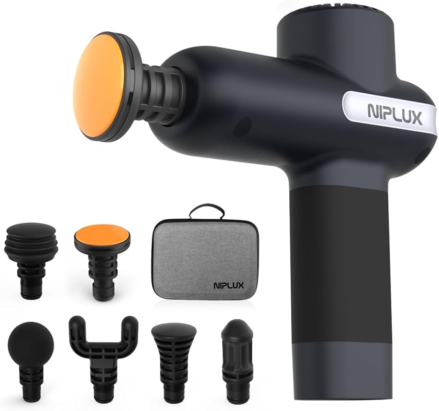 Amazon | NIPLUX FASCIALAX ハンディガン 強力振動 最速3200回/分 温熱