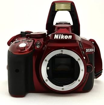 Amazon | Nikon デジタル一眼レフカメラ D5300 レッド 2400万画素 3.2