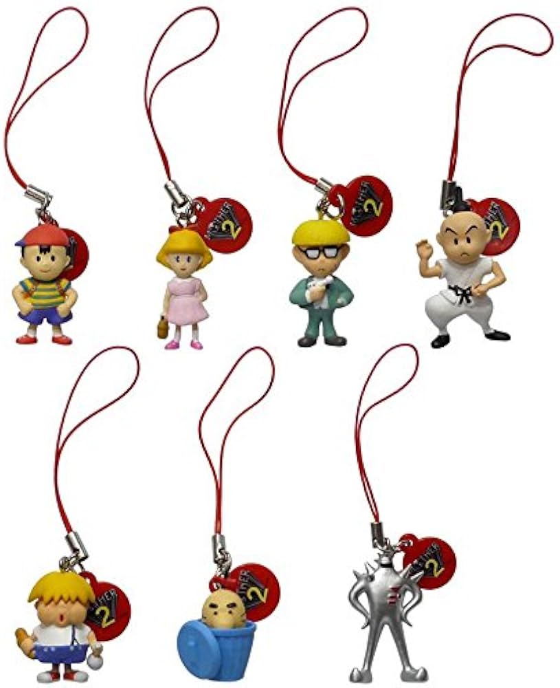 Amazon.co.jp: MOTHER2 フィギュアストラップ2 全7種セット : おもちゃ