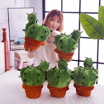 Amazon.co.jp: Weishan 【2023最新設計】サボテンの植木鉢のぬいぐるみ