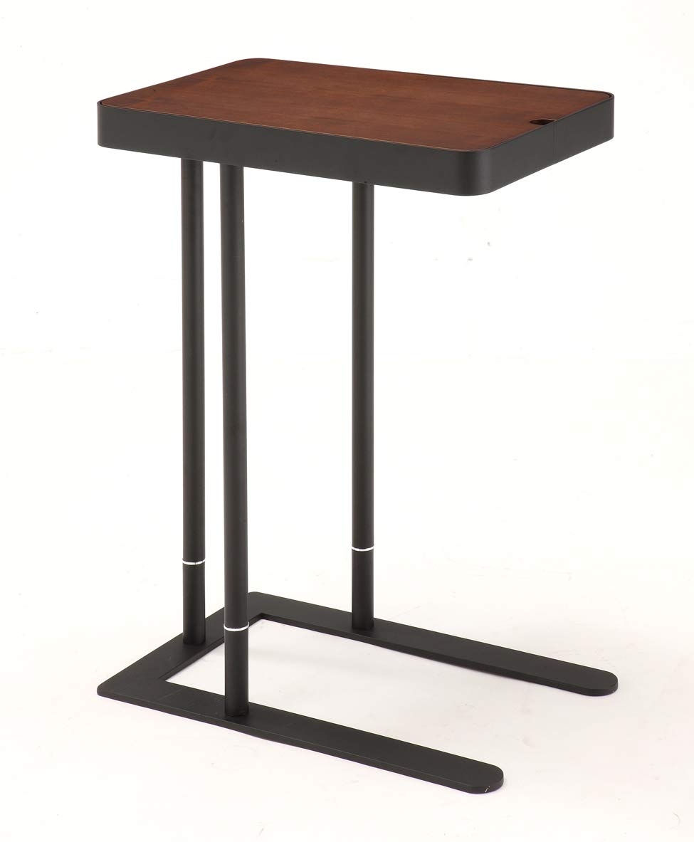 Amazon | あずま工芸 ノエル サイドテーブル 収納付き ダークブラウン