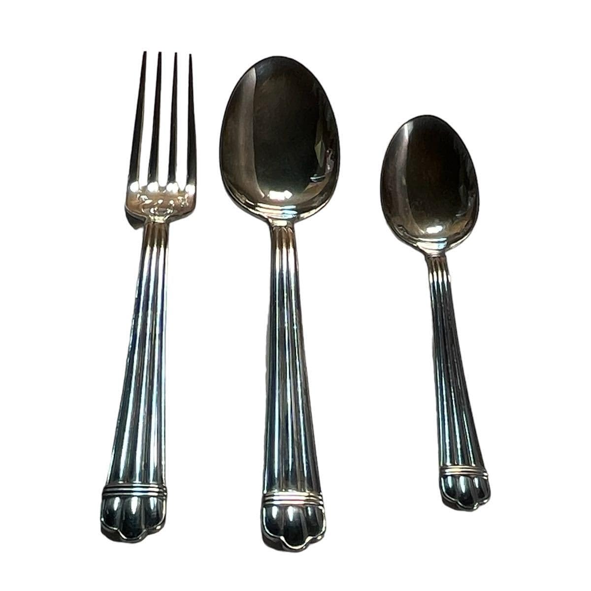 クリストフル アリア スタンダードスプーン、フォーク、コンソメ