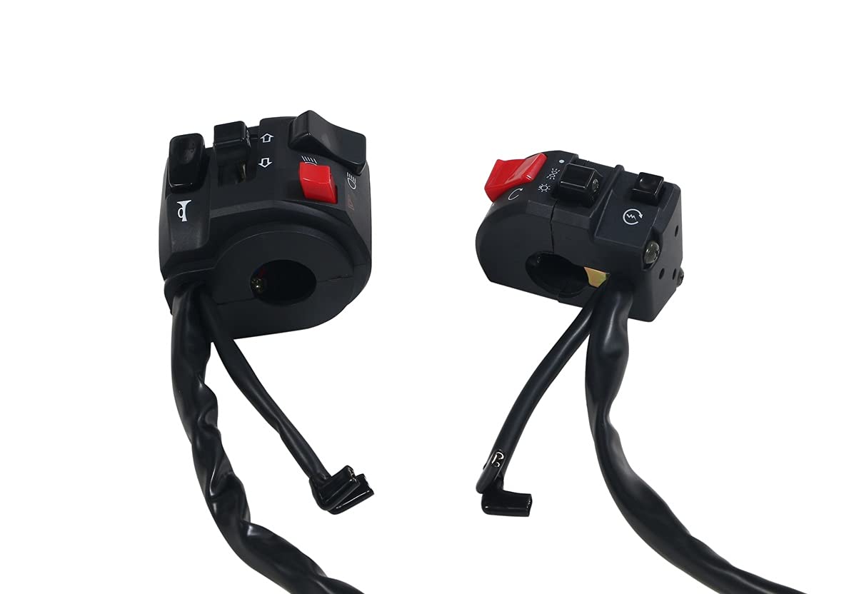 Amazon.co.jp: バイク 用 スイッチ ボックス ハンドルスイッチ 左右
