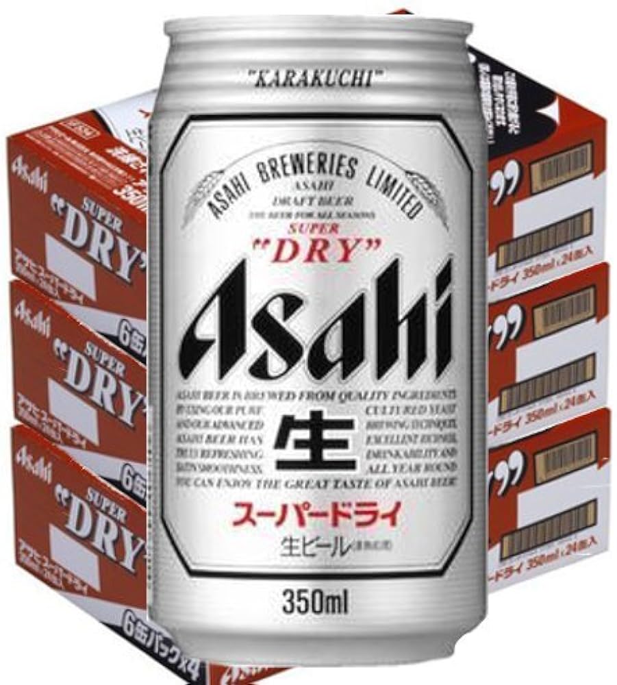 Amazon.co.jp: アサヒ スーパードライ 350ml 缶 3ケース (72本入