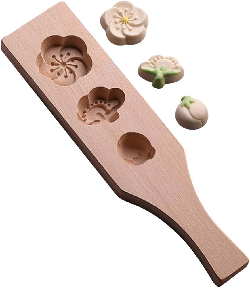 Amazon｜HIGHAWK和菓子型 モールド 和菓子用器具 お菓子 木製