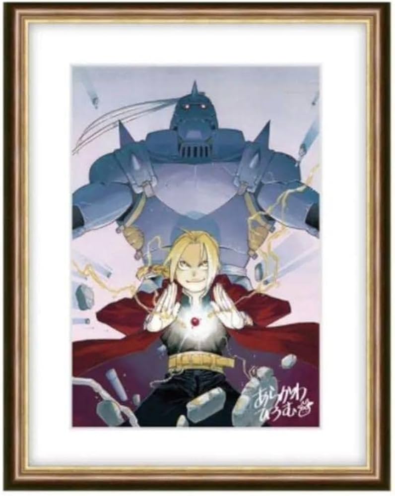 Amazon.co.jp: 鋼の錬金術師展 荒川弘直筆サイン入り プレミアム複製