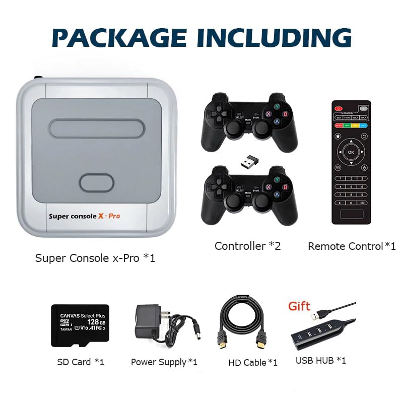 Amazon | Super consoleX Pro レトロTVゲーム機 50種以上の