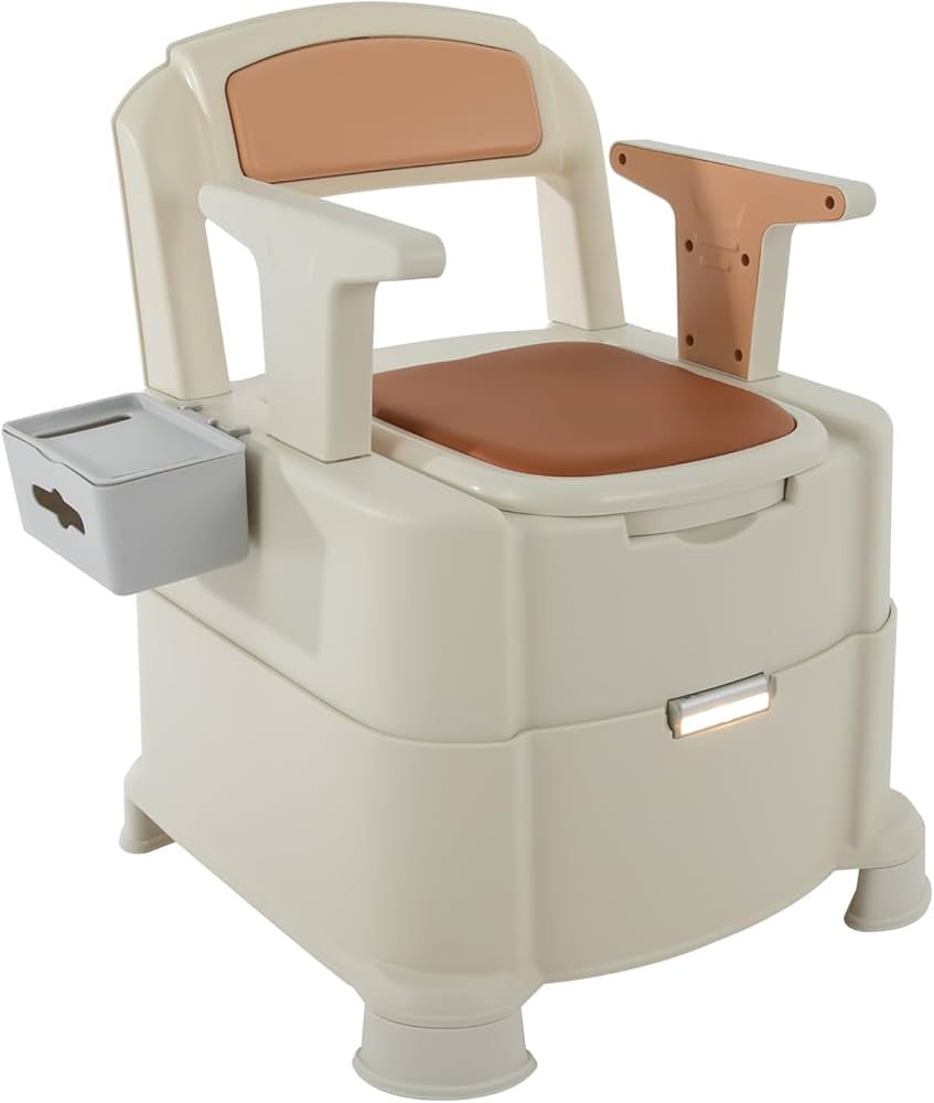 Amazon.com: Removable Portable Toilet, PP Bedside Commodes Chair