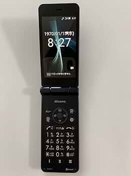 Amazon.co.jp: docomo AQUOS SH-01J ﾌﾞﾙｰﾌﾞﾗｯｸ 白ロム ケータイ SHARP