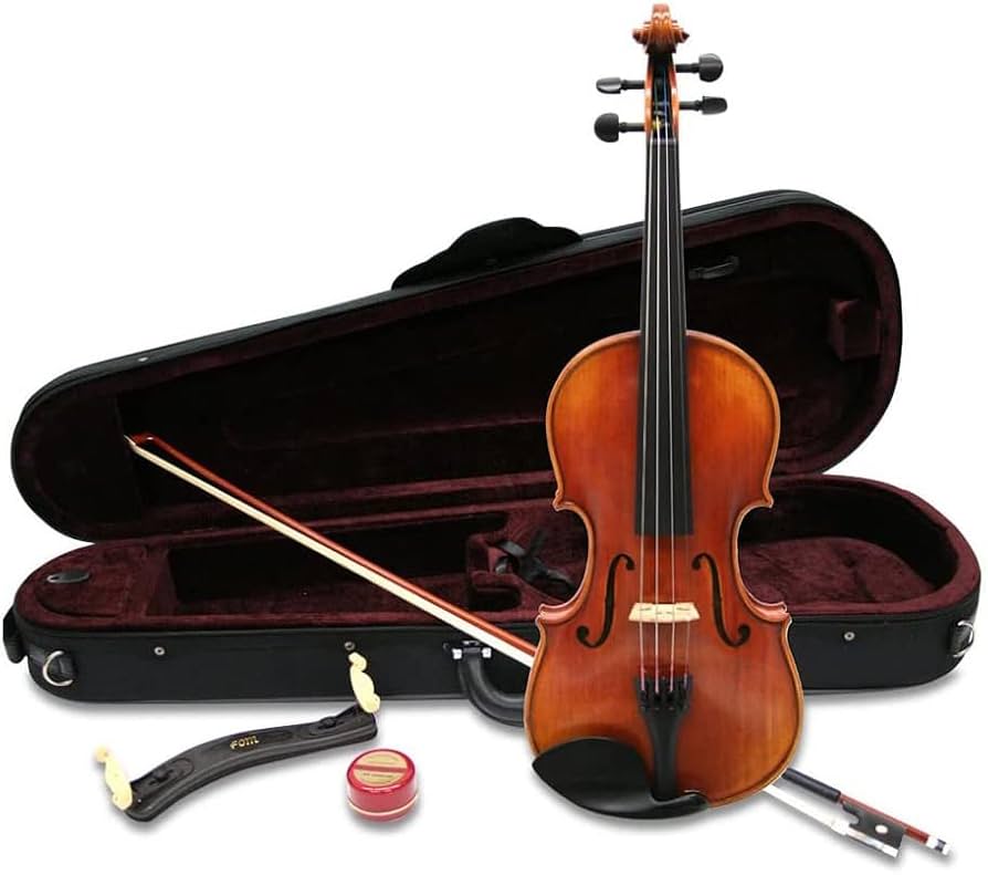 Amazon | Nicolo Santi NSN60S 分数バイオリン 1/2サイズ（身長目安125