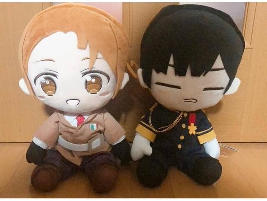 Amazon.co.jp: ヘタリア BIGぬいぐるみ イタリア 日本 2種セット