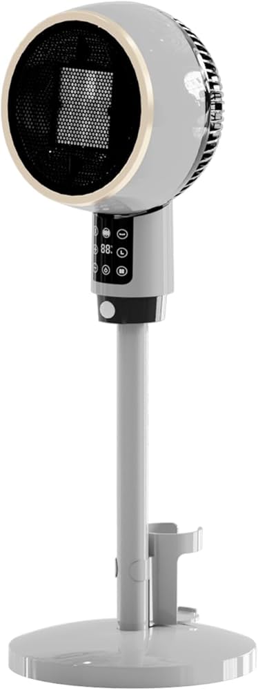 Amazon | セラミックヒーター 3D首振り サーキュレーター式電気ファン