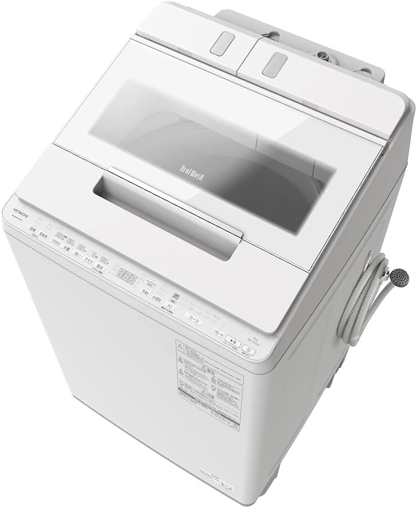 Amazon | 日立(HITACHI) 全自動洗濯機 12kg BW-X120H W ホワイト