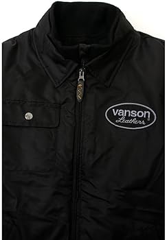 Amazon | [バンソン] コーチジャケット ブラック Lサイズ TVS2509W