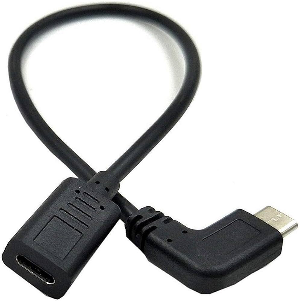 Amazon | USB Type C 変換アダプタ、USB C to USB C(L字オスにメス