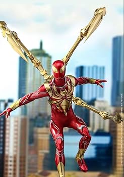 Amazon.com: Hot Toys 1:6 Spider-Man - Iron Spider Armour - Marvel