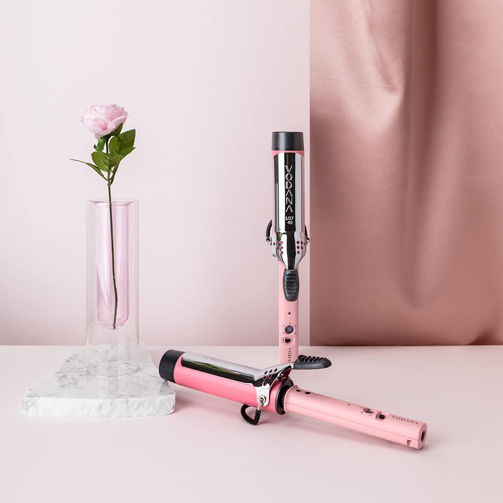 Amazon | VODANA グラムウェーブ カールアイロン (40mm, Pink)長持ちし