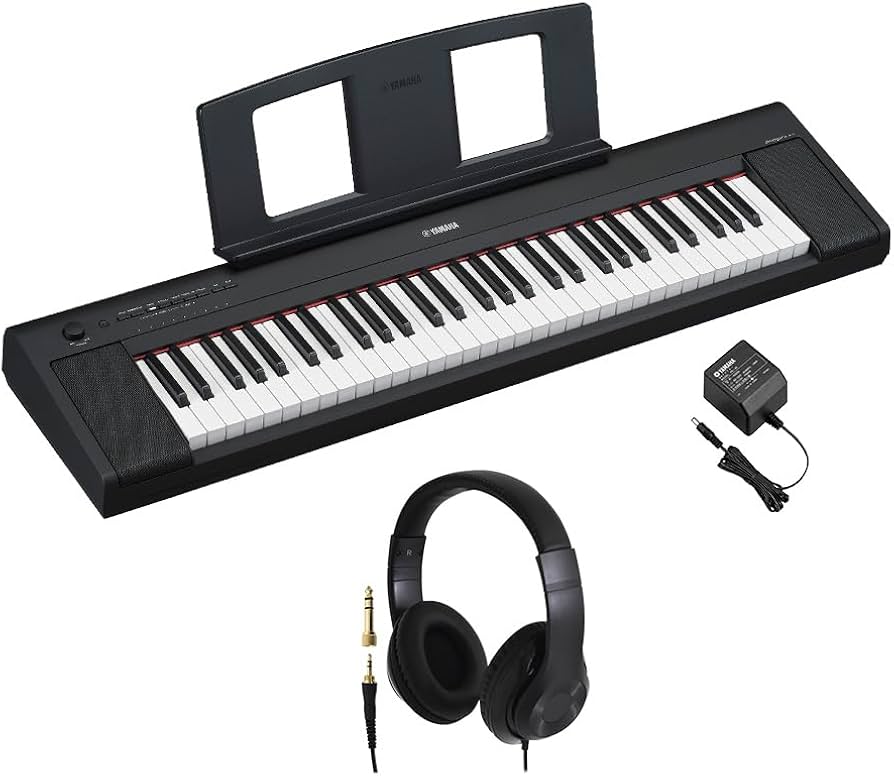 Amazon | YAMAHA NP-15B キーボード 61鍵盤 ヤマハ (BK ヘッドホン