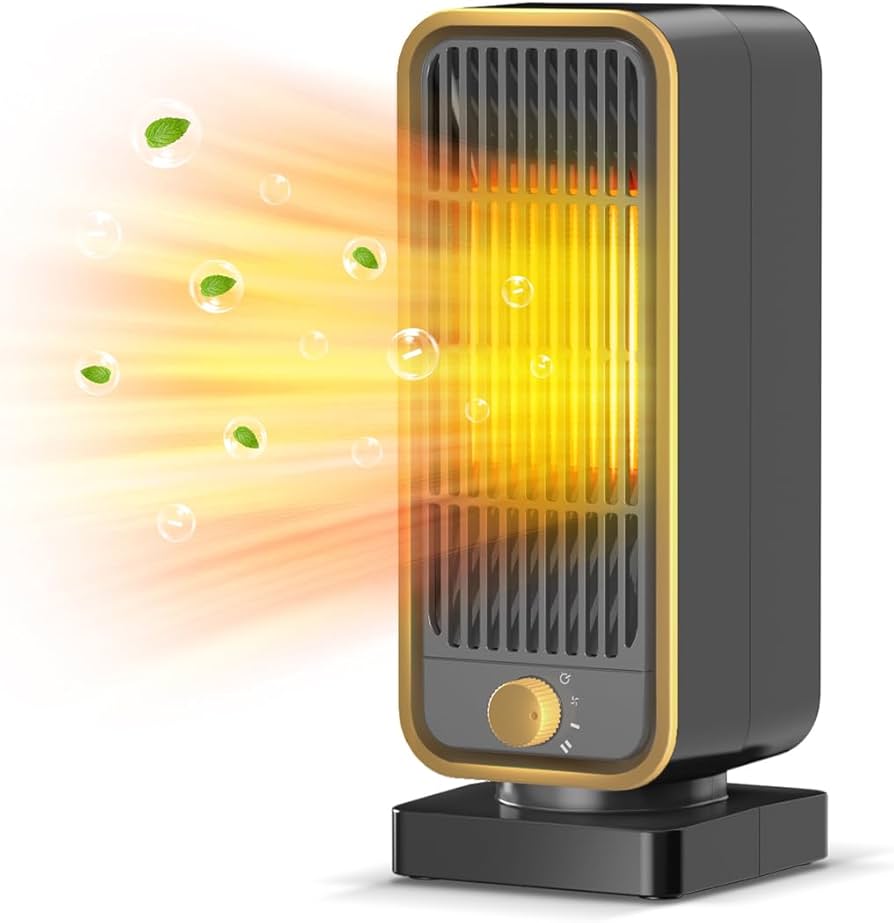 Amazon | 【2025冬モデル】 セラミックヒーター 小型 電気ファン
