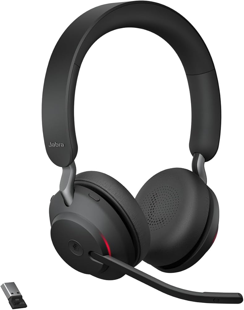 Amazon.co.jp: Jabra Evolve2 65 MS Stereo ヘッドセット マイク付き
