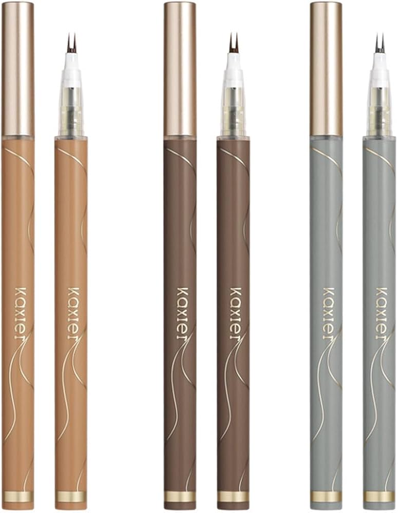 Amazon.co.jp: メイクアップペン 3本 アイライナー 二本爪 ダブル