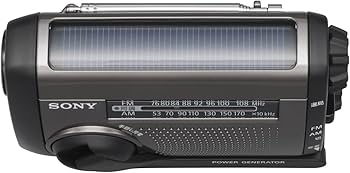 Amazon.co.jp: ソニー(SONY) 防災ラジオ ICF-B300:手回しラジオFM/AM