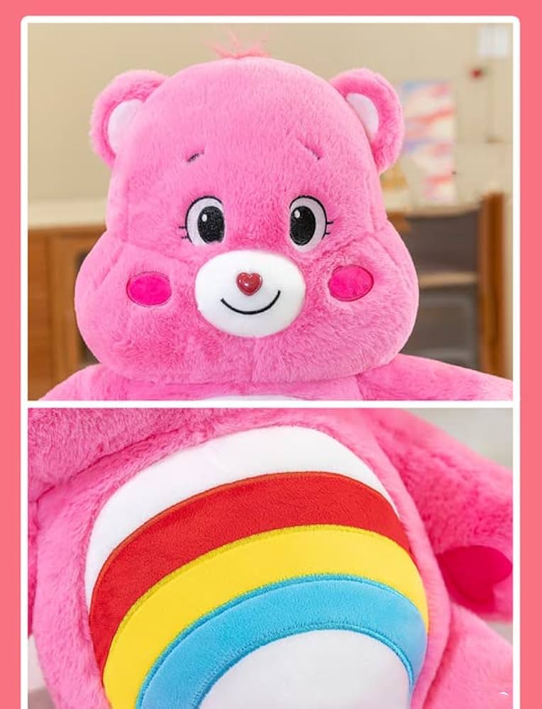 Amazon.co.jp: かわいい虹の熊のぬいぐるみ人形人形子供なごみ布人形