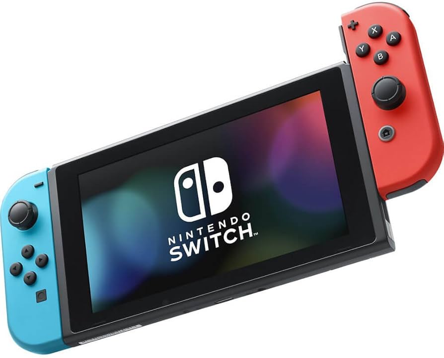 Amazon.com: Nintendo Switch with Neon Blue and Neon Red Joy‑Con