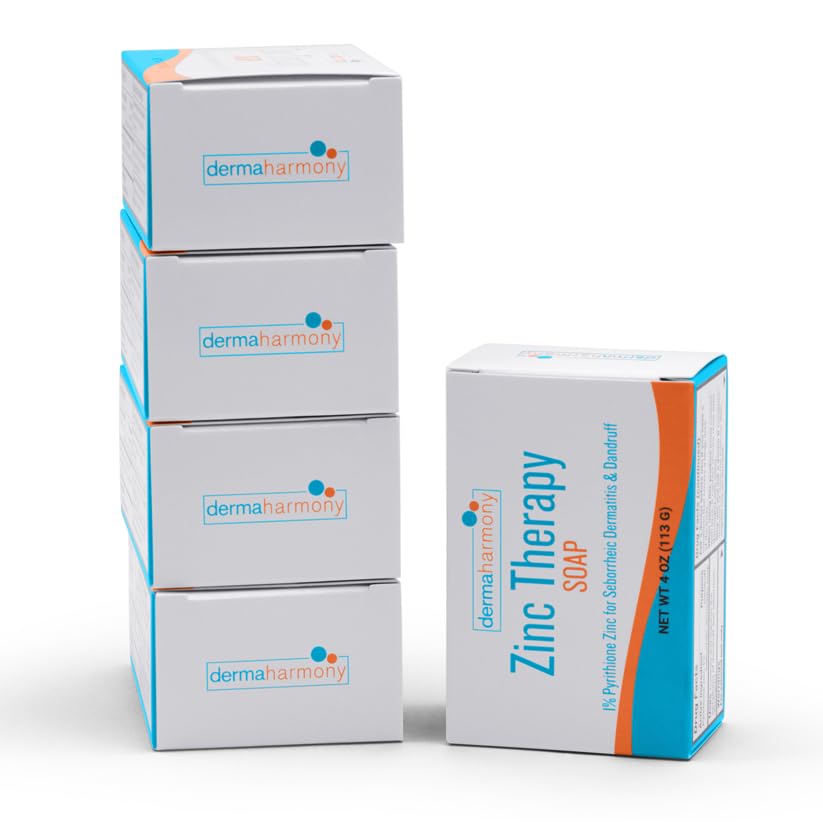 Amazon.com : Dermaharmony 1% Pyrithione Zinc (ZnP) Bar Soap 4 oz