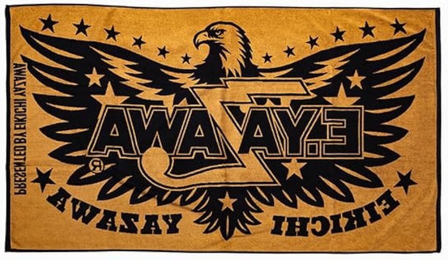 Amazon.co.jp: 矢沢永吉 スペシャルビーチタオル 11 (ロゴ)イーグル