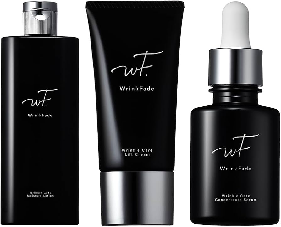Amazon.co.jp: WrinkFade リンクフェード | 薬用スキンケア3点セット