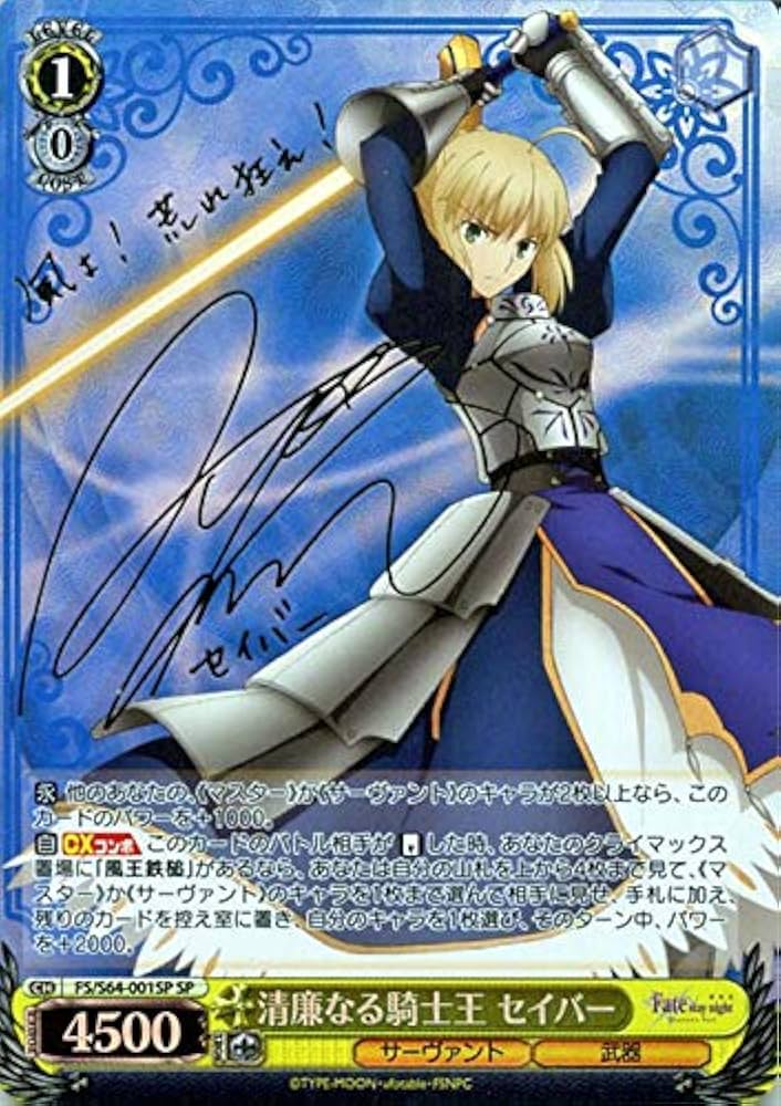 ヴァイスシュヴァルツ 英語版 FGO 獅子王 SP サイン BGS9 PSA ヴァイス