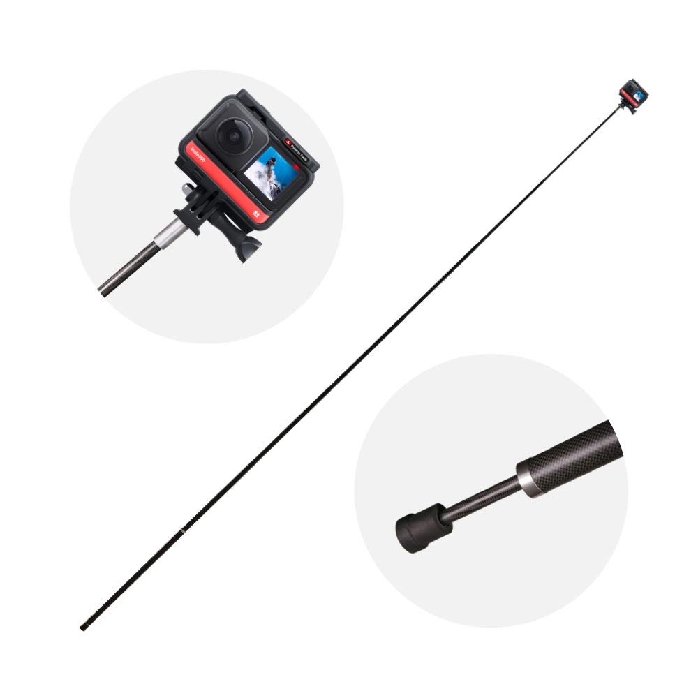 送料込】insta360 カーボン製 3メートル 1脚 送料込】insta360