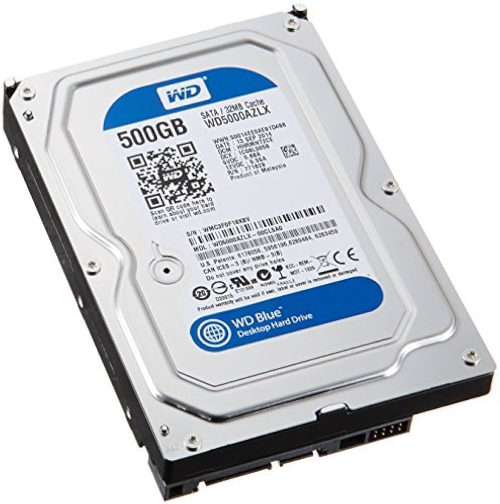 Amazon | Western Digital Blue WD5000AZLX 500GB 7200 RPM 32MB Cache