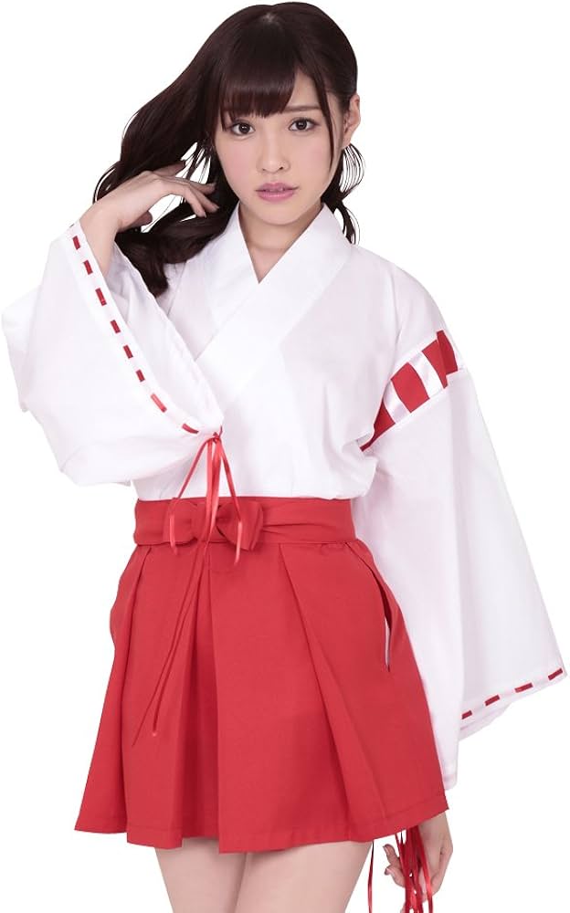 Amazon.co.jp: A&TCollection 夢のなかの巫女ちゃま ミニ巫女 和服 白