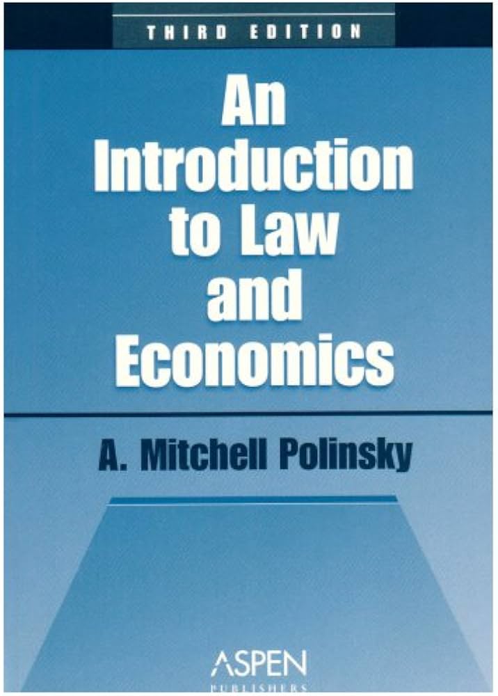 Amazon.com: An Introduction to Law and Economics: 9780735534735