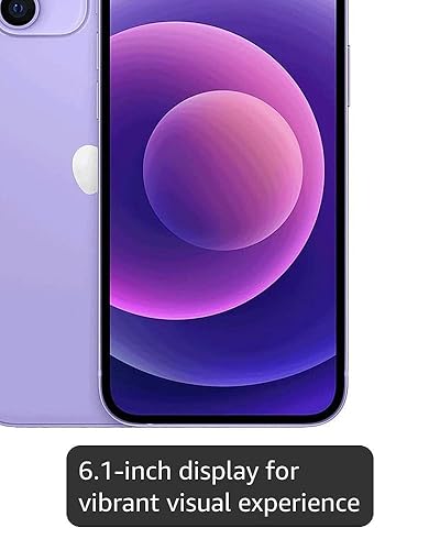 Amazon.com: Apple iPhone 12, 128GB, Purple - Unlocked (Renewed