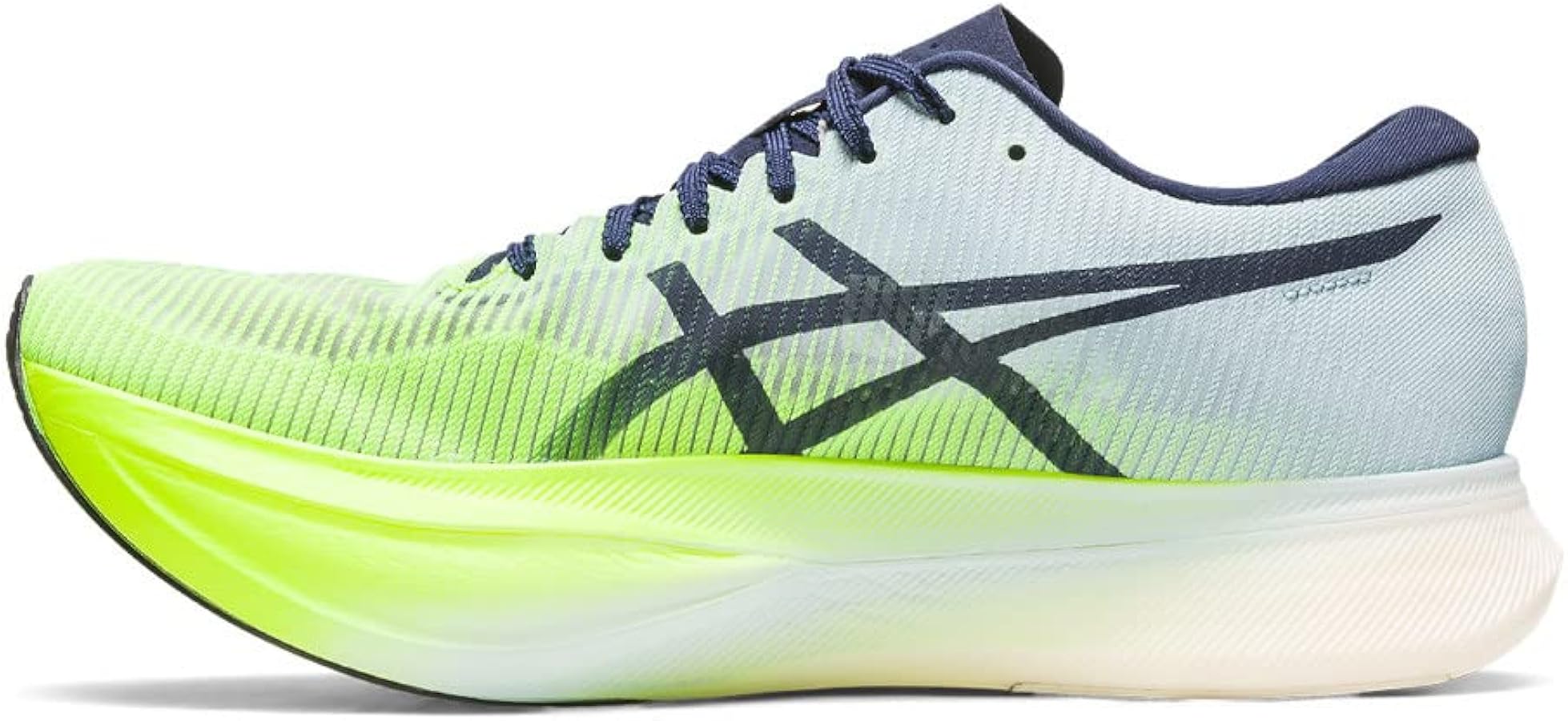 Amazon | [アシックス] METASPEED SKY+ HAZARD GREEN/SKY 23.5CM