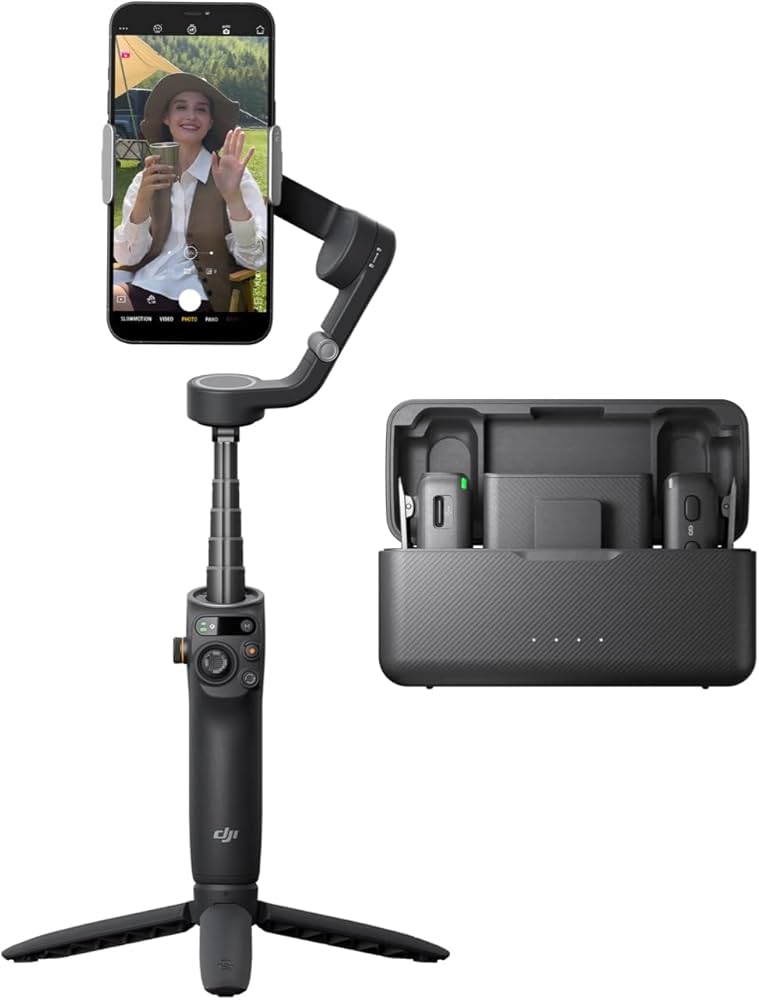 Amazon.com: DJI Osmo Mobile 6 Premium Vlogging Combo, Intelligent