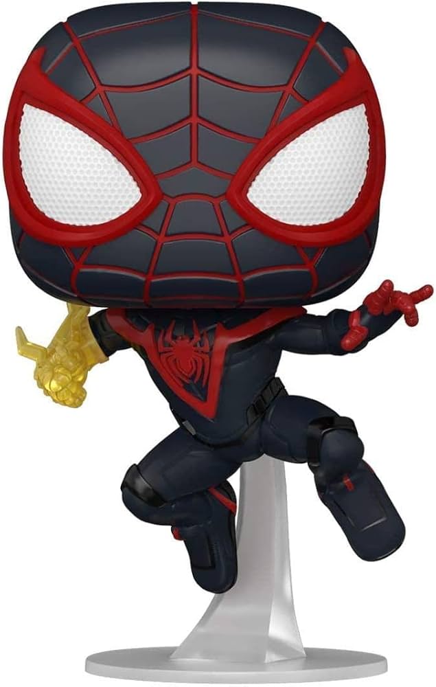 Amazon.com: FUNKO POP! GAMES: Marvel's Spider-Man - Miles Morales