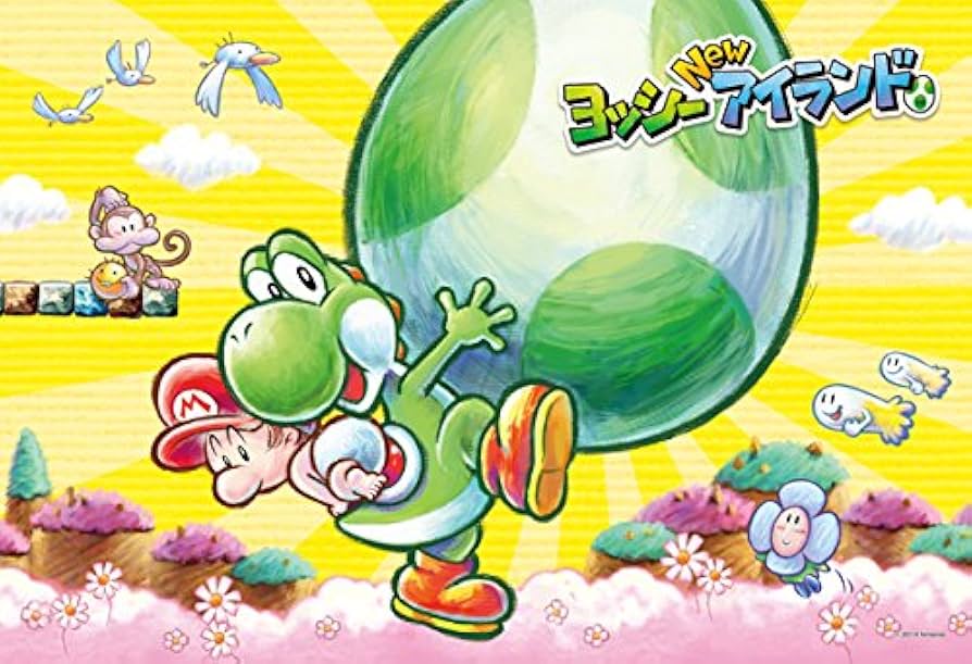 Amazon.co.jp: 108ピース ジグソーパズル スーパーマリオ ヨッシーNew