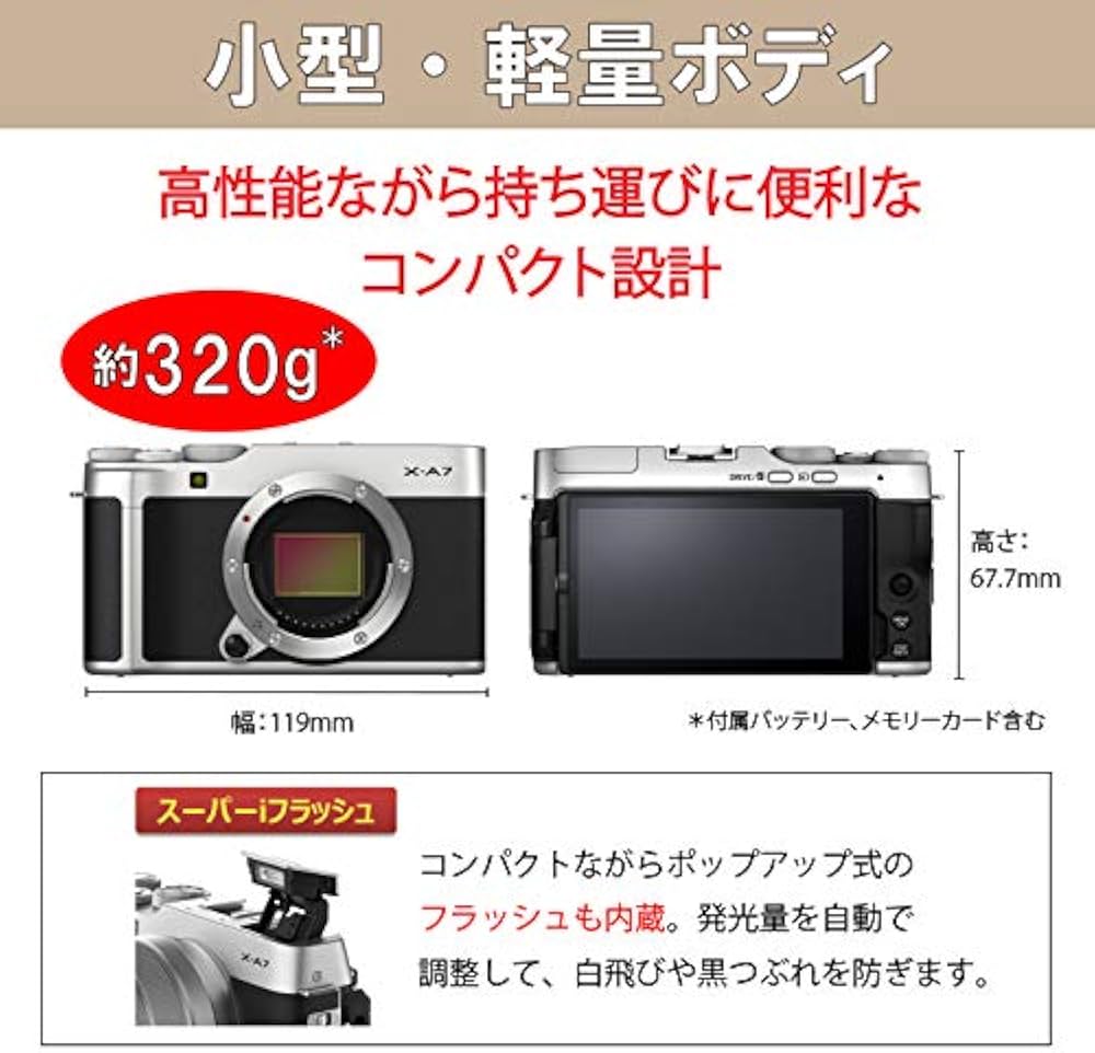 Amazon | 富士フイルム(FUJIFILM) ミラーレス一眼カメラ X-A7レンズ