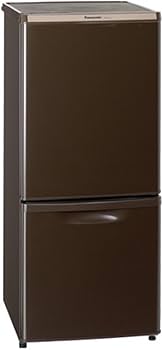 Amazon.co.jp: Panasonic 2ドア冷蔵庫 138L ブラウン NR-B147W-T