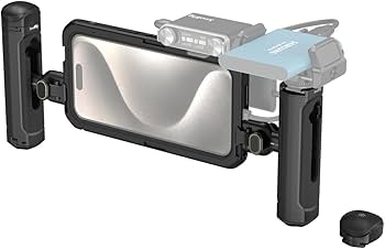 Amazon.co.jp: SmallRig デュアルハンドヘルドスマホケージキット