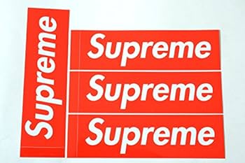 Amazon.co.jp: 4枚セット 定番 SUPREME(シュプリーム) ステッカー