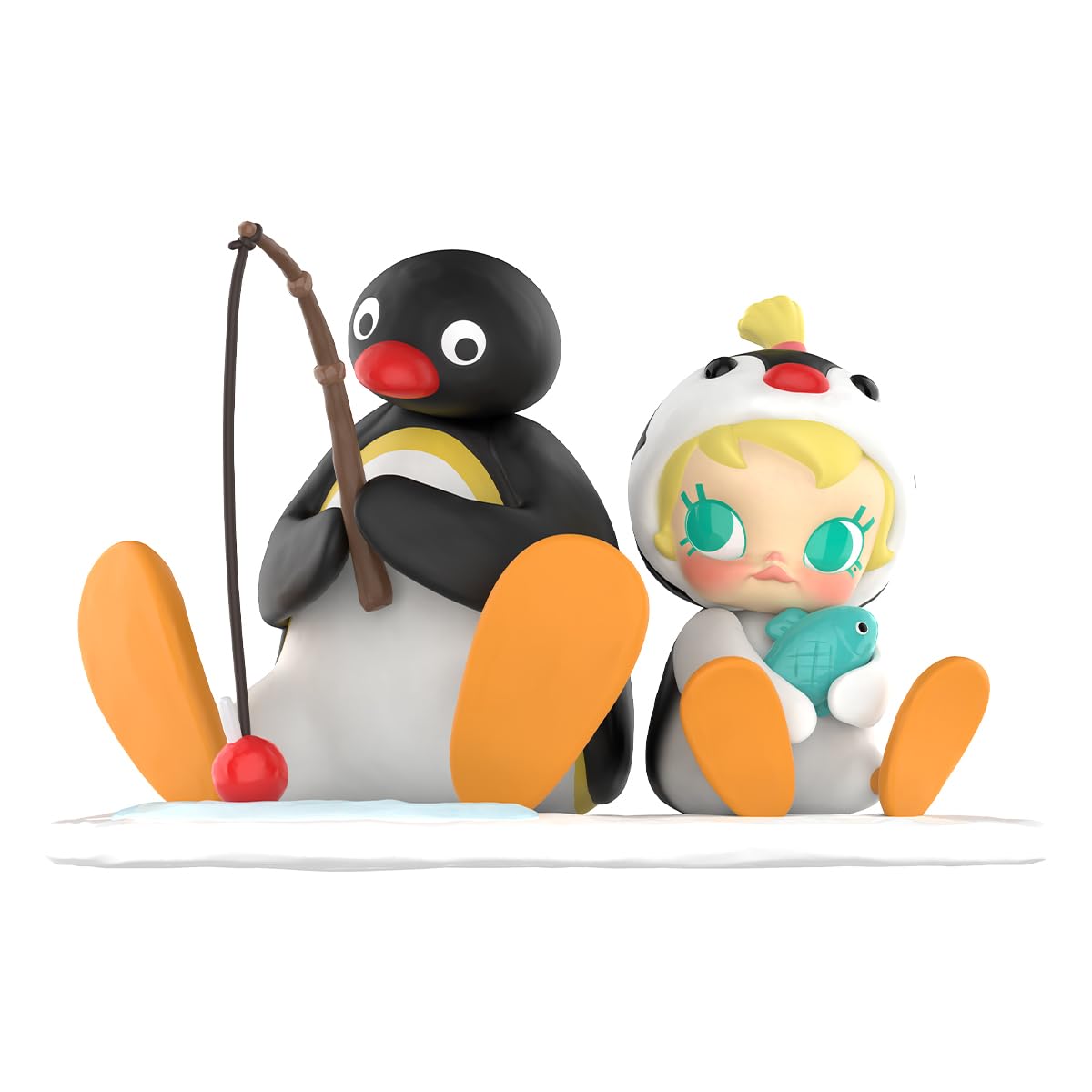 Amazon.co.jp: POP MART Baby Molly × PINGU Fishing Time ポップ